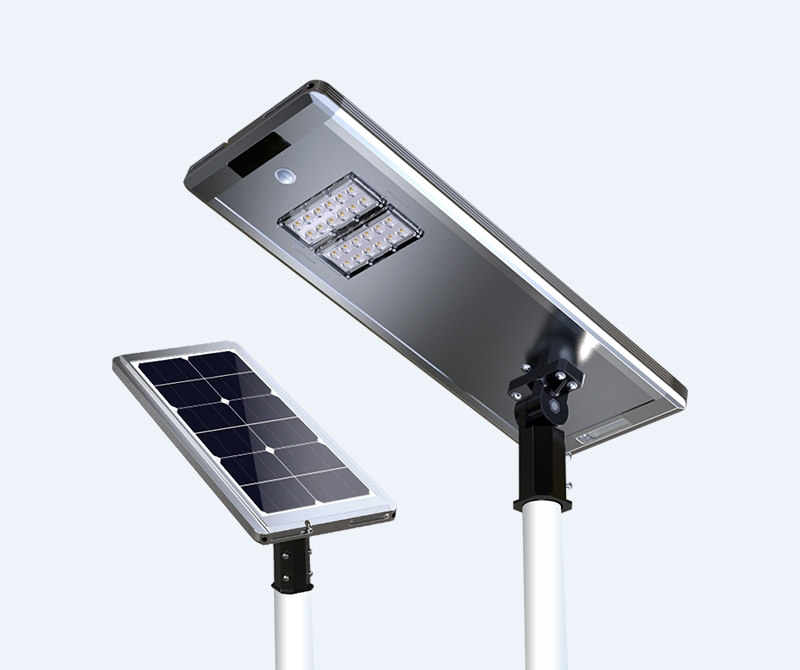 30w tout - en - un réverbère solaire